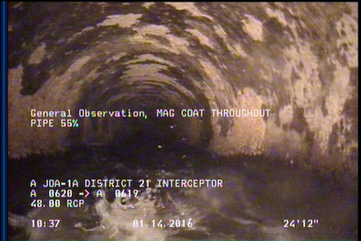 General Observation - MAG COAT THROUGHOUT PIPE 55%