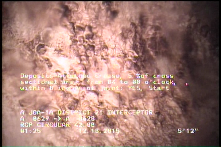 Surface Aggregate Projecting, from 08 to 04 o'clock, within 8 inches of joint: YES, Start