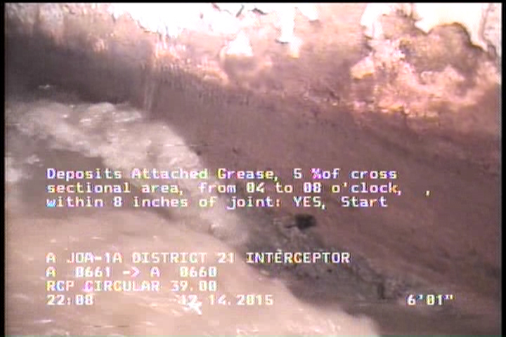 Surface Aggregate Projecting, from 08 to 04 o'clock, within 8 inches of joint: YES, Start