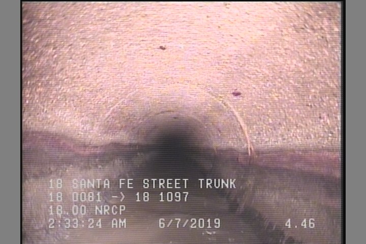 Deposits Attached Grease, 5 %of cross sectional area, from 03 to 09 o'clock, , within 8 inches of joint: YES, Start