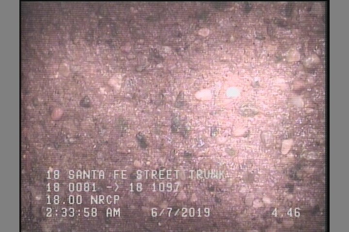 Surface Aggregate Projecting, from 09 to 03 o'clock, within 8 inches of joint: YES, Start