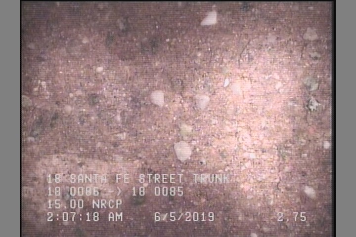 Surface Aggregate Projecting, from 09 to 03 o'clock, within 8 inches of joint: YES, Start