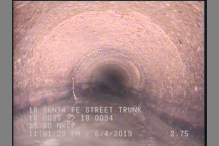 Deposits Attached Grease, 5 %of cross sectional area, from 03 to 09 o'clock, , within 8 inches of joint: YES, Start