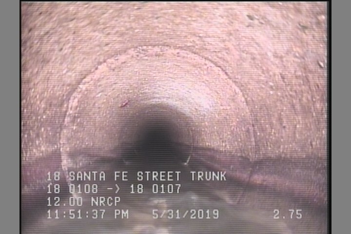 Deposits Attached Grease, 5 %of cross sectional area, from 03 to 09 o'clock, , within 8 inches of joint: YES, Start