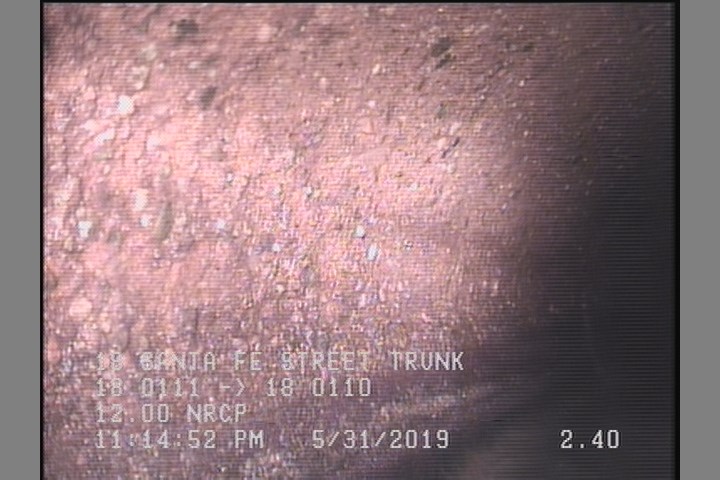Surface Aggregate Projecting, from 08 to 04 o'clock, within 8 inches of joint: YES, Start