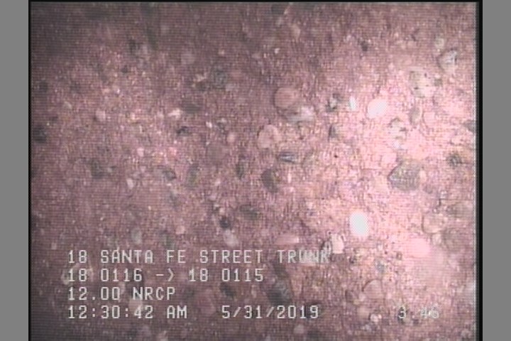 Surface Aggregate Projecting, from 08 to 04 o'clock, within 8 inches of joint: YES, Start