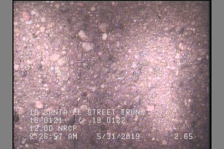 Surface Aggregate Projecting, from 08 to 04 o'clock, within 8 inches of joint: YES, Start