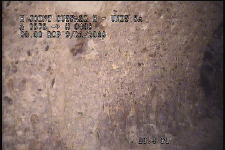 Surface Other, from 08 to 04 o'clock, within 8 inches of joint: YES, Start - 65% MAG