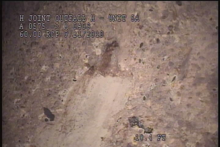Surface Reinforcement Visible, from 08 to 04 o'clock, within 8 inches of joint: YES, Start