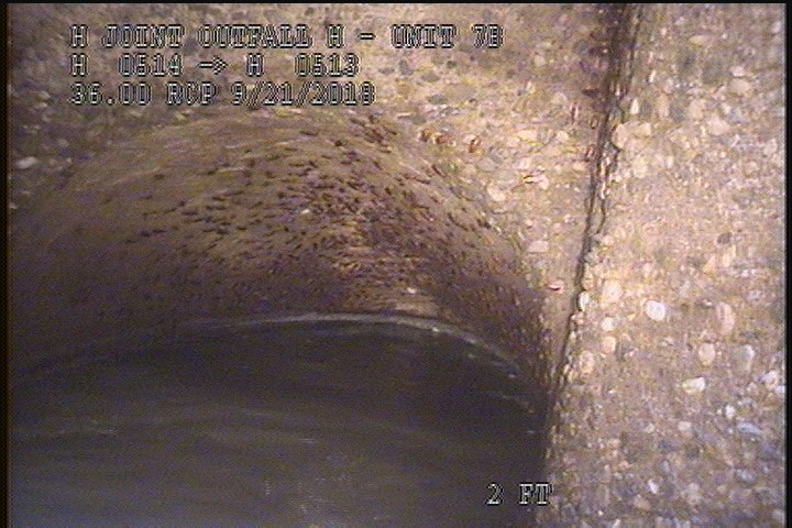 Survey Abandoned - VIEW OF THE DOWNLEG OF THE SOUTH BARREL