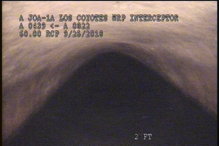 Downstream Manhole, Survey Begins - 12:41 AM