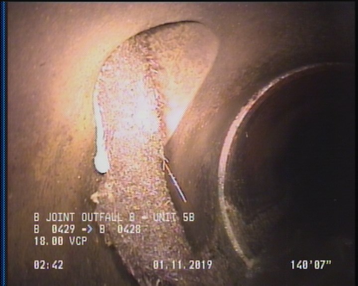 Roots Medium Lateral, from 08 to 11 o'clock, 15 %, within 8 inches of joint: YES