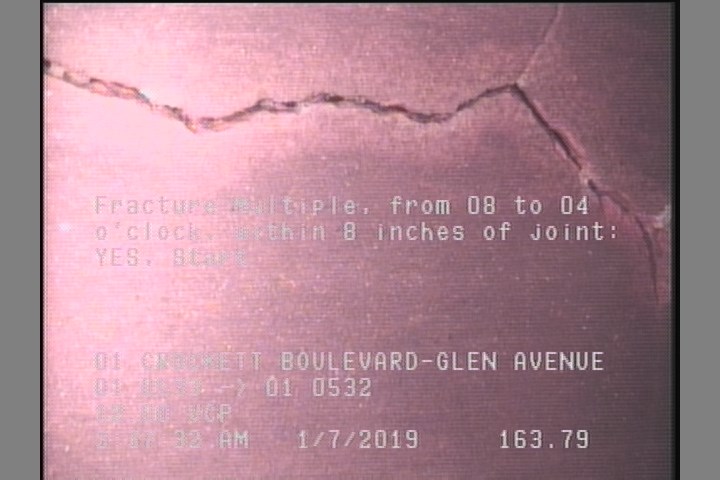 Fracture Multiple, from 08 to 04 o'clock, within 8 inches of joint: YES, Start