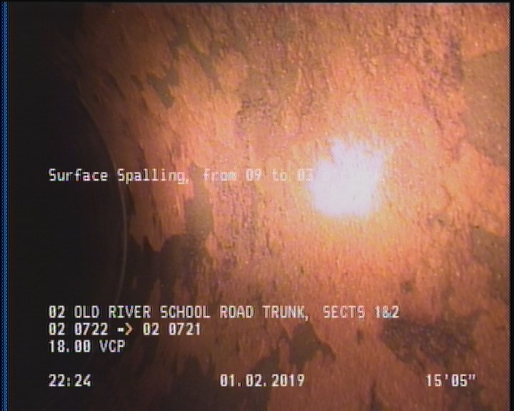 Surface Spalling, from 09 to 03 o'clock, within 8 inches of joint: YES, Start