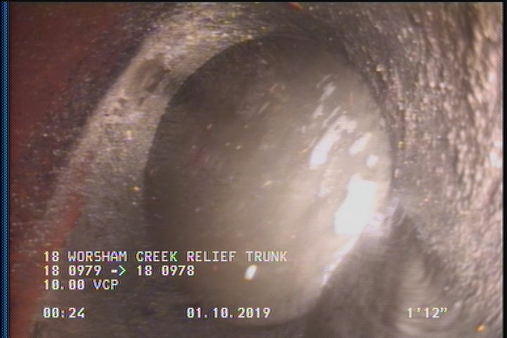 General Observation - VIEW OF THE SIPHON DOWNLEG FROM U/S MH