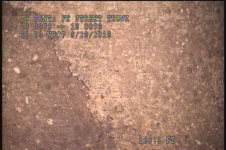 Crack Circumferential, from 07 to 04 o'clock, within 8 inches of joint: YES
