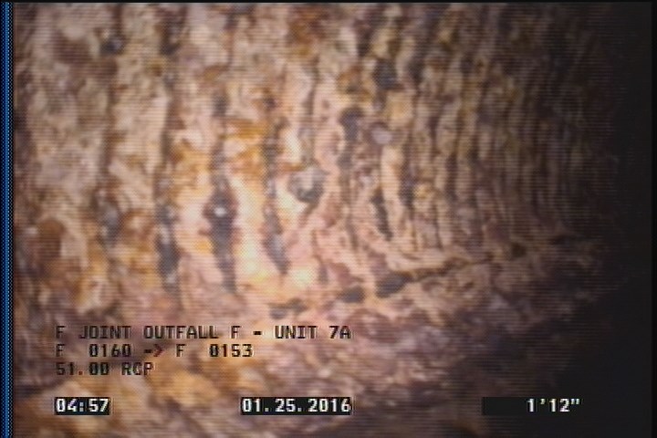 Surface Reinforcement Corroded, from 08 to 04 o'clock, within 8 inches of joint: YES, Start