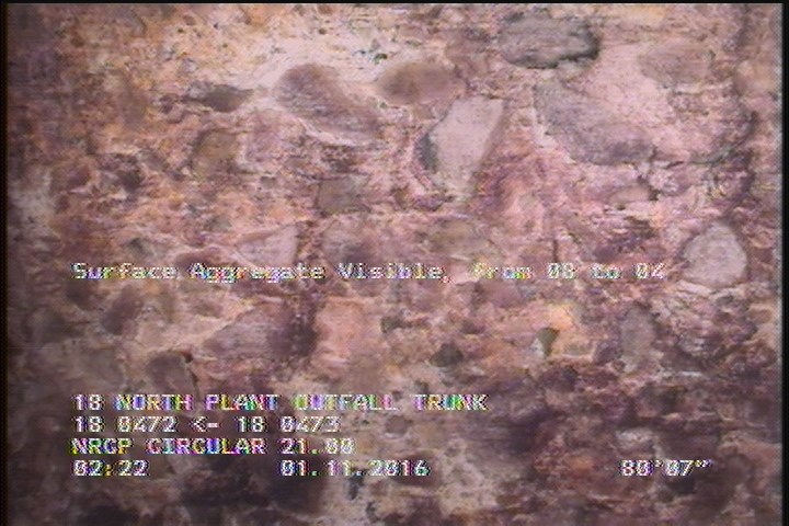 Surface Aggregate Visible, from 08 to 04 o'clock, within 8 inches of joint: YES, Finish