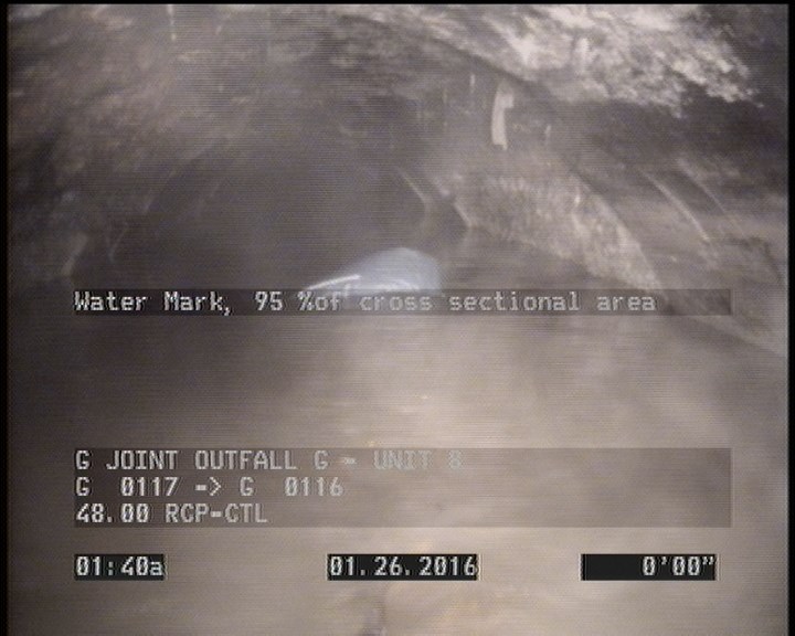 Water Mark, 95 %of cross sectional area