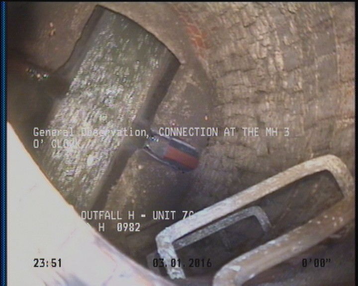 General Observation - CONNECTION AT THE MH 3 O' CLOCK