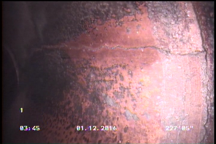 Crack Longitudinal, at 12 o'clock, within 8 inches of joint: YES, Start