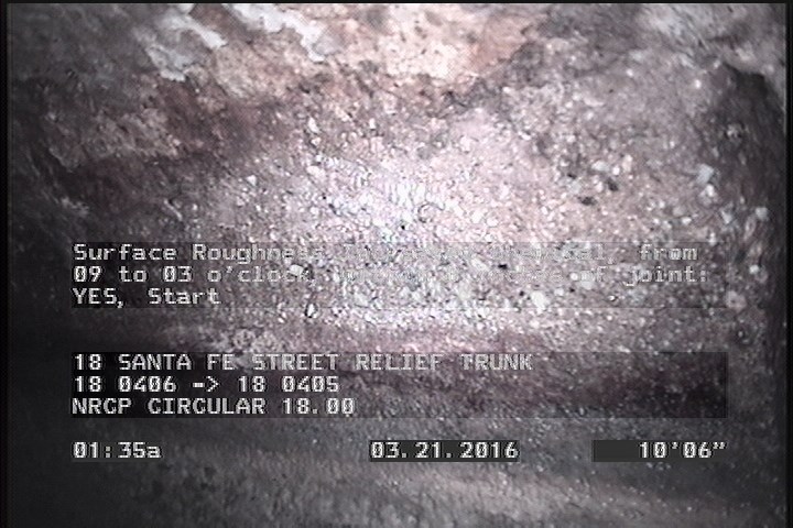 Surface Aggregate Visible, from 08 to 04 o'clock, within 8 inches of joint: YES, Start