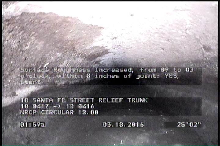 Surface Aggregate Visible, from 09 to 03 o'clock, within 8 inches of joint: YES, Start