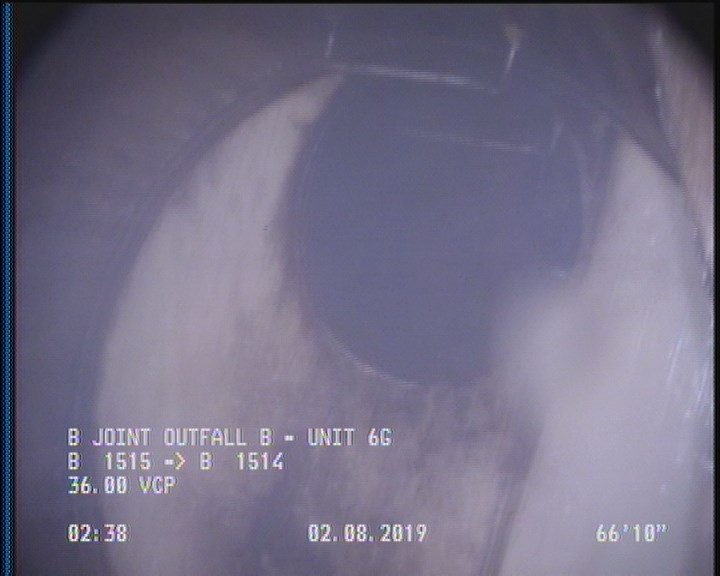 Downstream Manhole, Survey Ends - B 1514