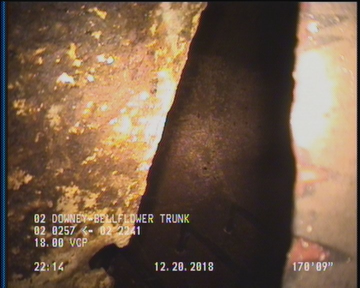 Upstream Manhole, Survey Ends - 02 2241