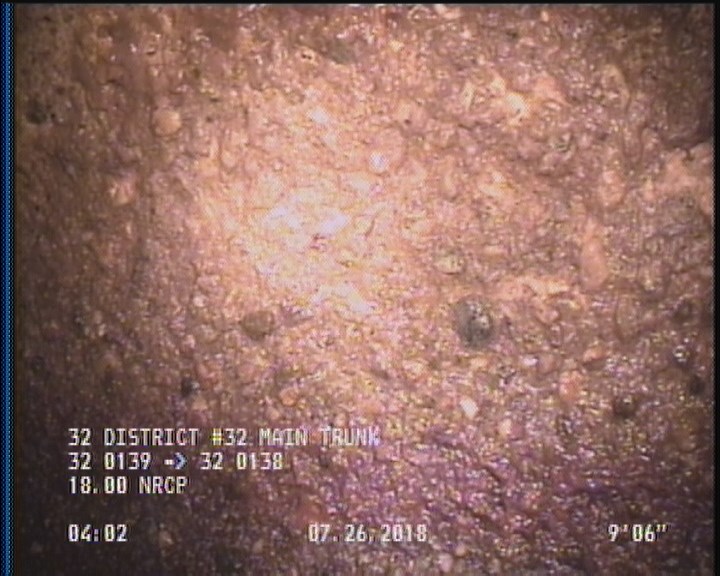 Surface Aggregate Projecting, from 08 to 04 o'clock, within 8 inches of joint: YES, Start