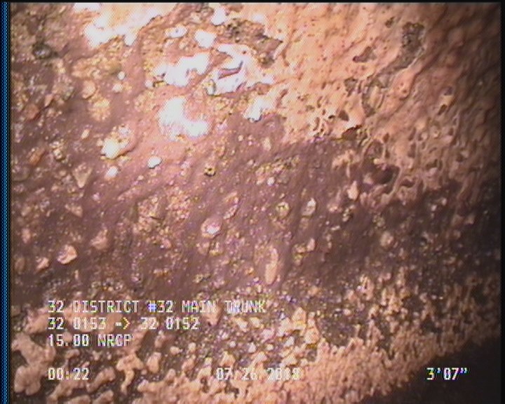 Surface Aggregate Projecting, from 08 to 04 o'clock, within 8 inches of joint: YES, Start