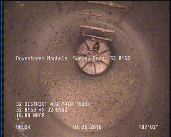 Downstream Manhole, Survey Ends - 32 0152