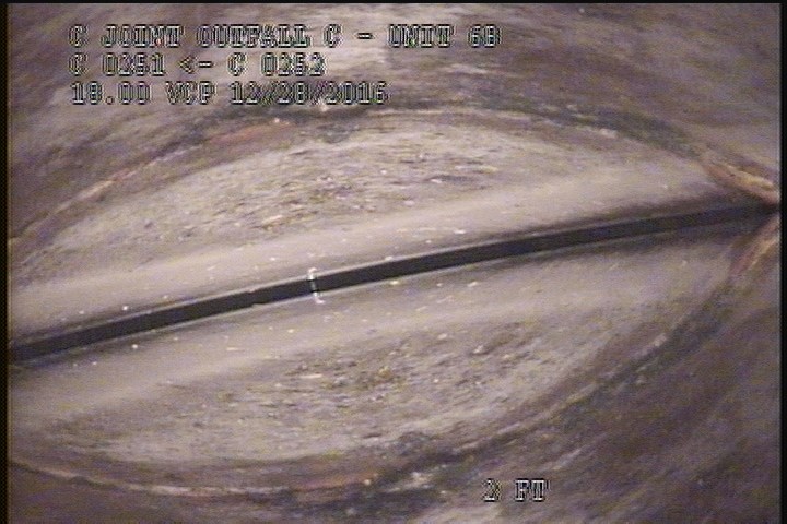 General Observation - VIEW OF THE S/E BARREL, UPLEG PIPE OF THE D/S SIPHON