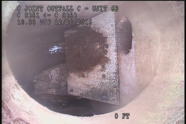 Downstream Manhole, Survey Begins - 11:40AM