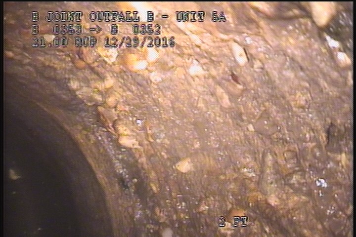 Surface Reinforcement Corroded, from 11 to 01 o'clock, within 8 inches of joint: YES