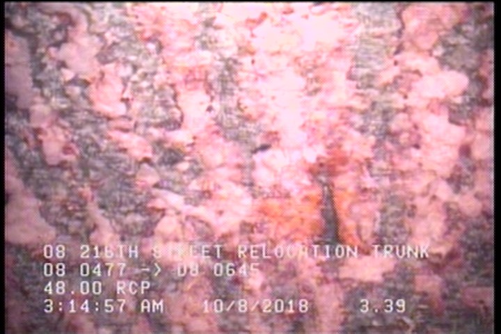 Surface Reinforcement Visible, from 08 to 04 o'clock, within 8 inches of joint: YES