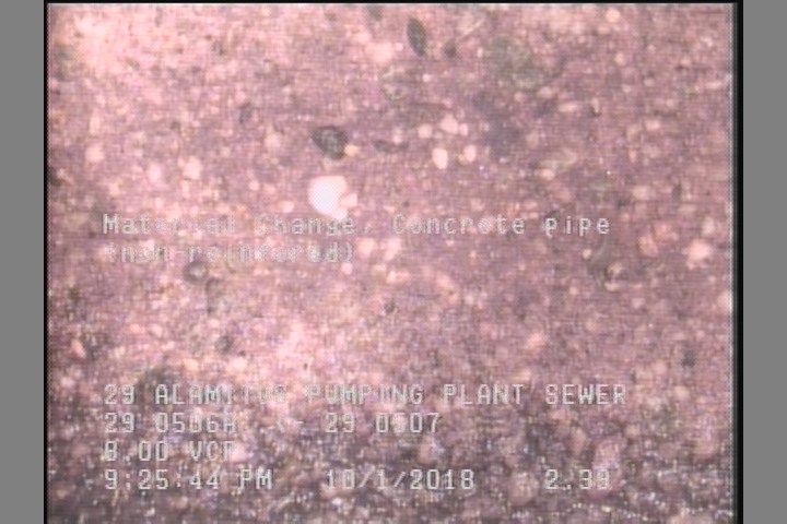 Material Change, Concrete pipe (non-reinfored)