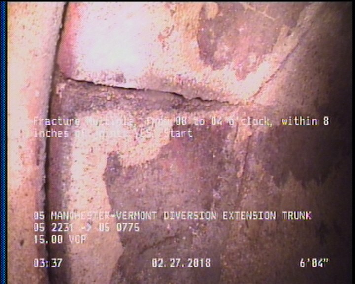 Fracture Multiple, from 08 to 04 o'clock, within 8 inches of joint: YES, Start