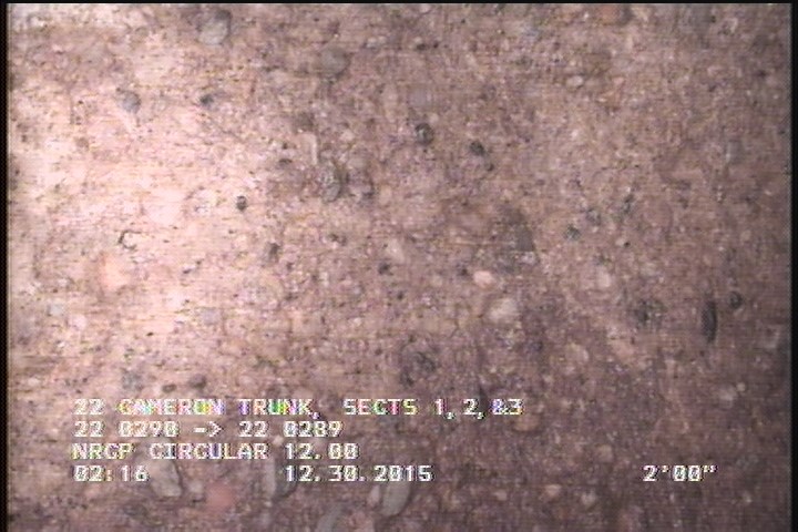 Surface Aggregate Projecting, from 08 to 04 o'clock, within 8 inches of joint: YES, Start