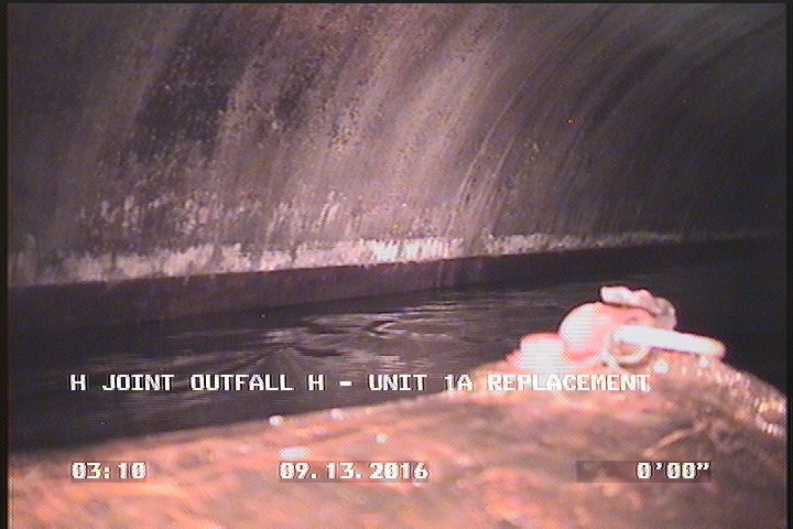 Deposits Attached Grease, 5 %of cross sectional area, from 03 to 09 o'clock, , within 8 inches of joint: YES, Start