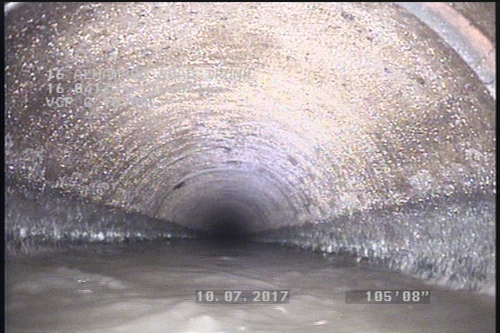 Water Mark, 60 %of cross sectional area