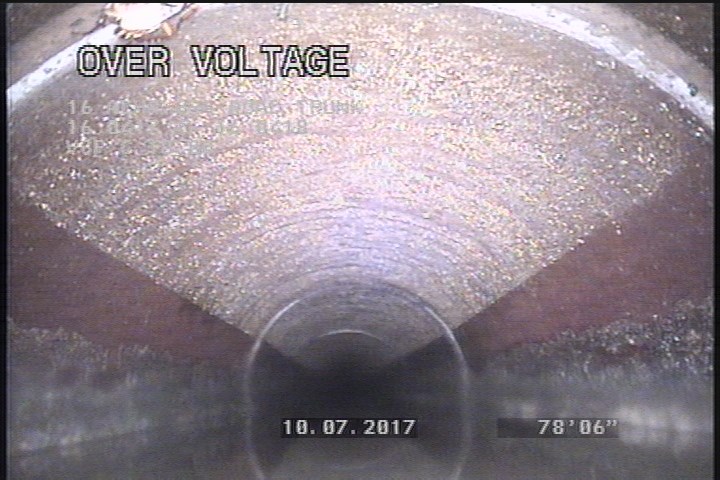 Water Mark, 80 %of cross sectional area