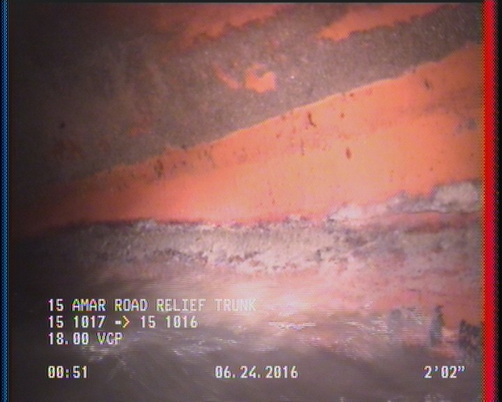 Deposits Attached Grease, 5 %of cross sectional area, from 04 to 08 o'clock, , within 8 inches of joint: YES, Start