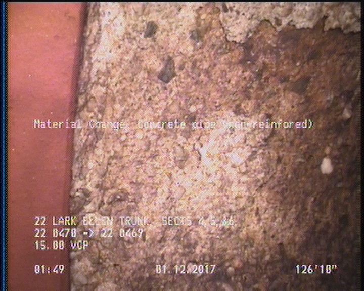 Material Change, Concrete pipe (non-reinfored)