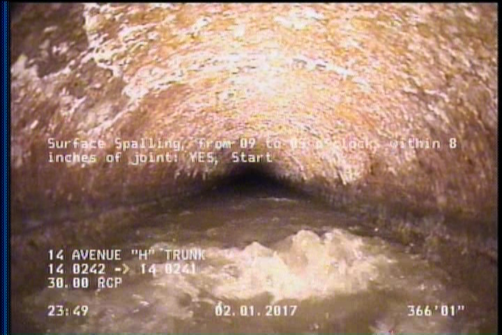 Surface Spalling, from 09 to 03 o'clock, within 8 inches of joint: YES, Start