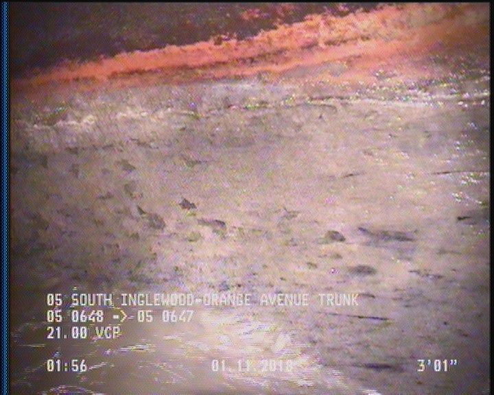 Deposits Attached Grease, 5 %of cross sectional area, from 03 to 09 o'clock, , within 8 inches of joint: YES, Start