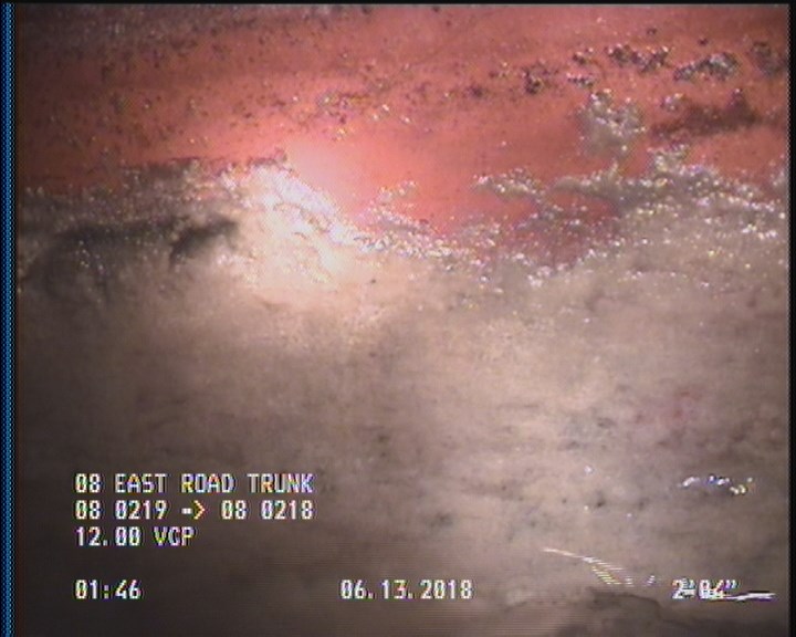 Deposits Attached Grease, 5 %of cross sectional area, from 03 to 09 o'clock, , within 8 inches of joint: YES, Start