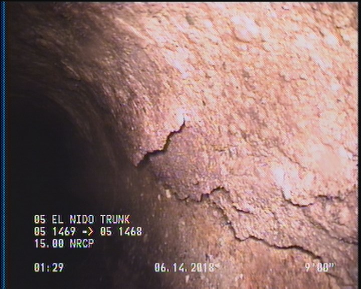 Surface Spalling, from 08 to 04 o'clock, within 8 inches of joint: YES, Start