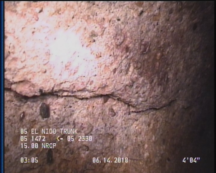Surface Spalling, from 09 to 03 o'clock, within 8 inches of joint: YES, Start