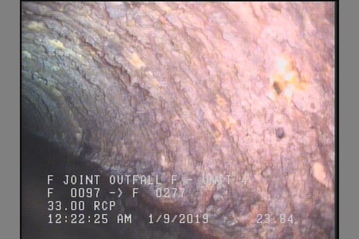 Surface Reinforcement Visible, from 08 to 04 o'clock, within 8 inches of joint: YES, Start